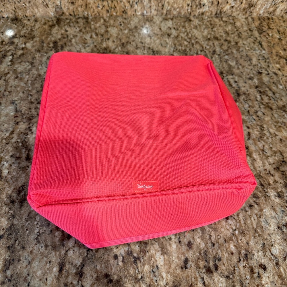 Thirty-One 31 Your Way Square Cube Small Lid Replacement Pink Storage Bin Cover